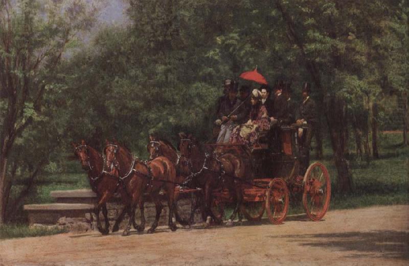 Thomas Eakins Wagon china oil painting image